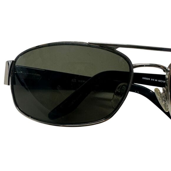 Armani Exchange A|X AX032/S Silver Rectangle Sunglasses Shades 62 120 UV 400 - Picture 3 of 11